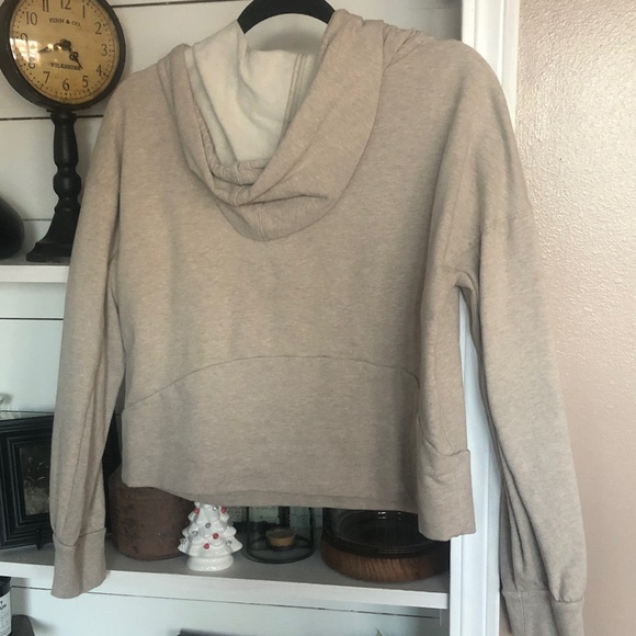 Casual Beige Hoodie - Picture 2 of 2